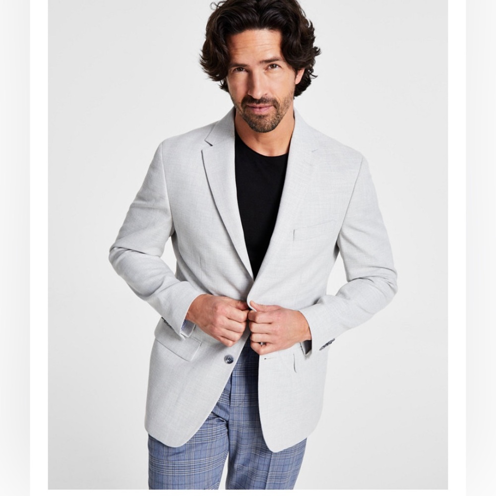 Tommy Hilfiger's grey weave blazer 42S